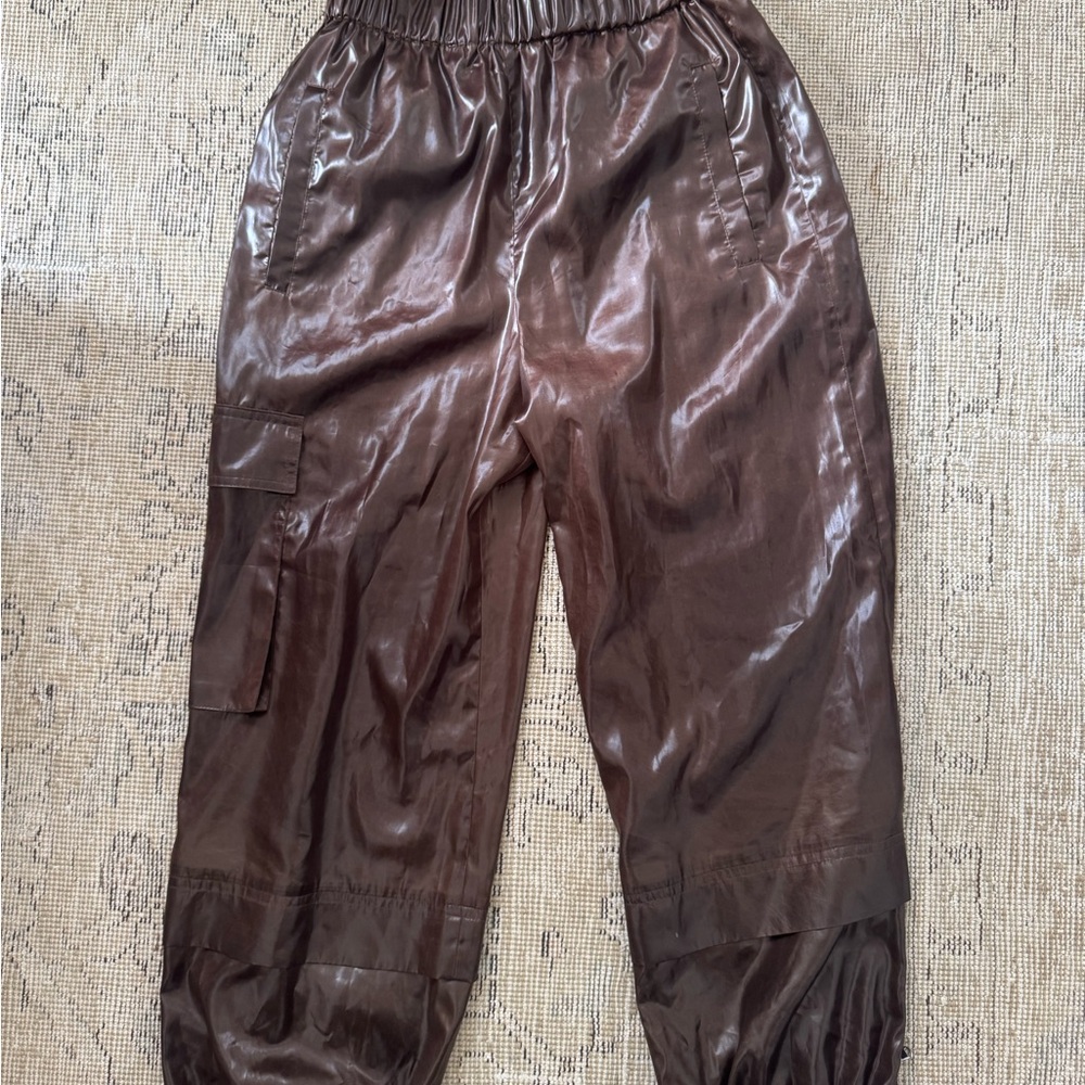 Tibi Gleam Wilt Joggers